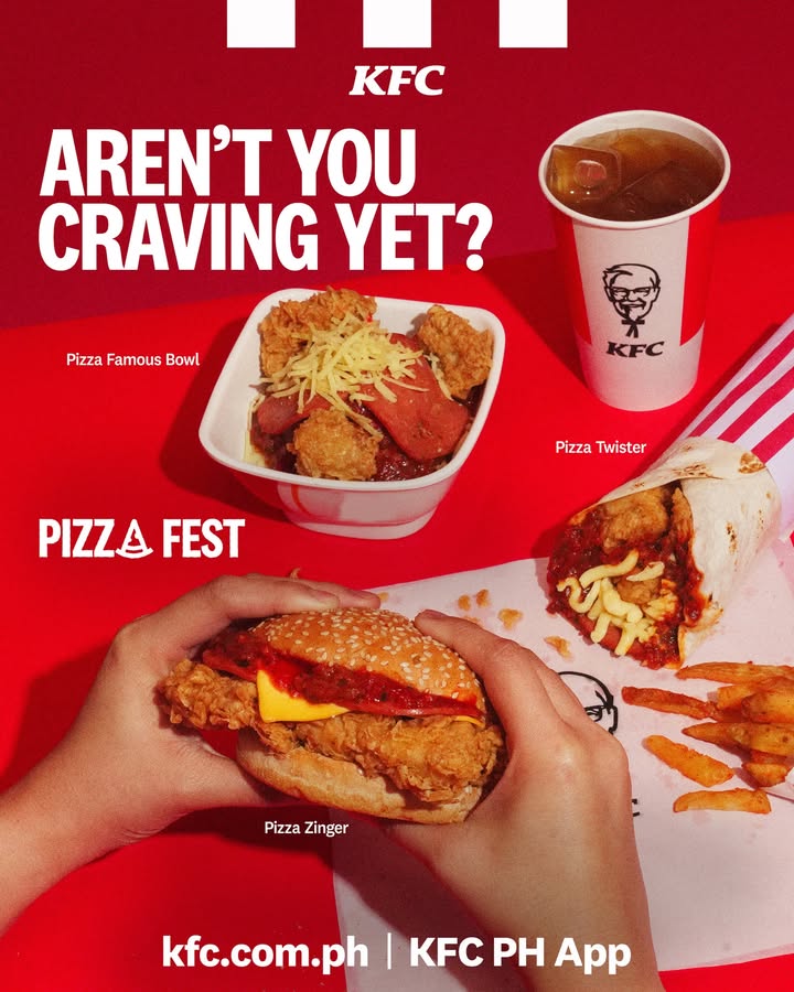 Celebrate National Snack Day by giving in to your cravings. Get your KFC Pizza Fest fix at your nearest KFC today 