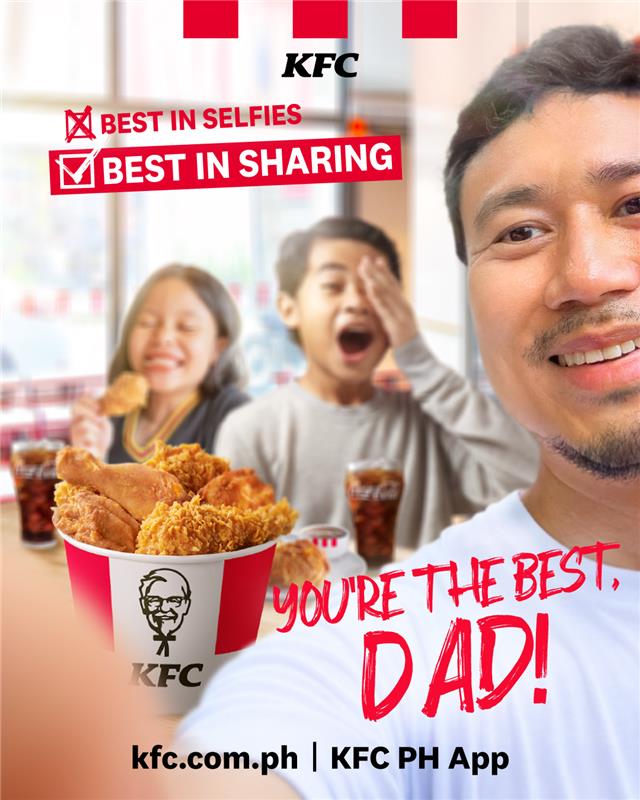 Dads may not be experts in selfies, but they will always give unmatched energy for their families. Happy Father s Day 