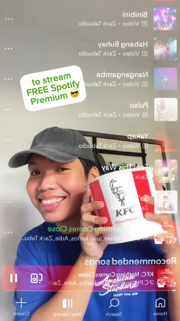 Ordering via the NEW KFC app and getting a FREE Spotify or VIU subscription code Its a yes for me BRB, scrolling again