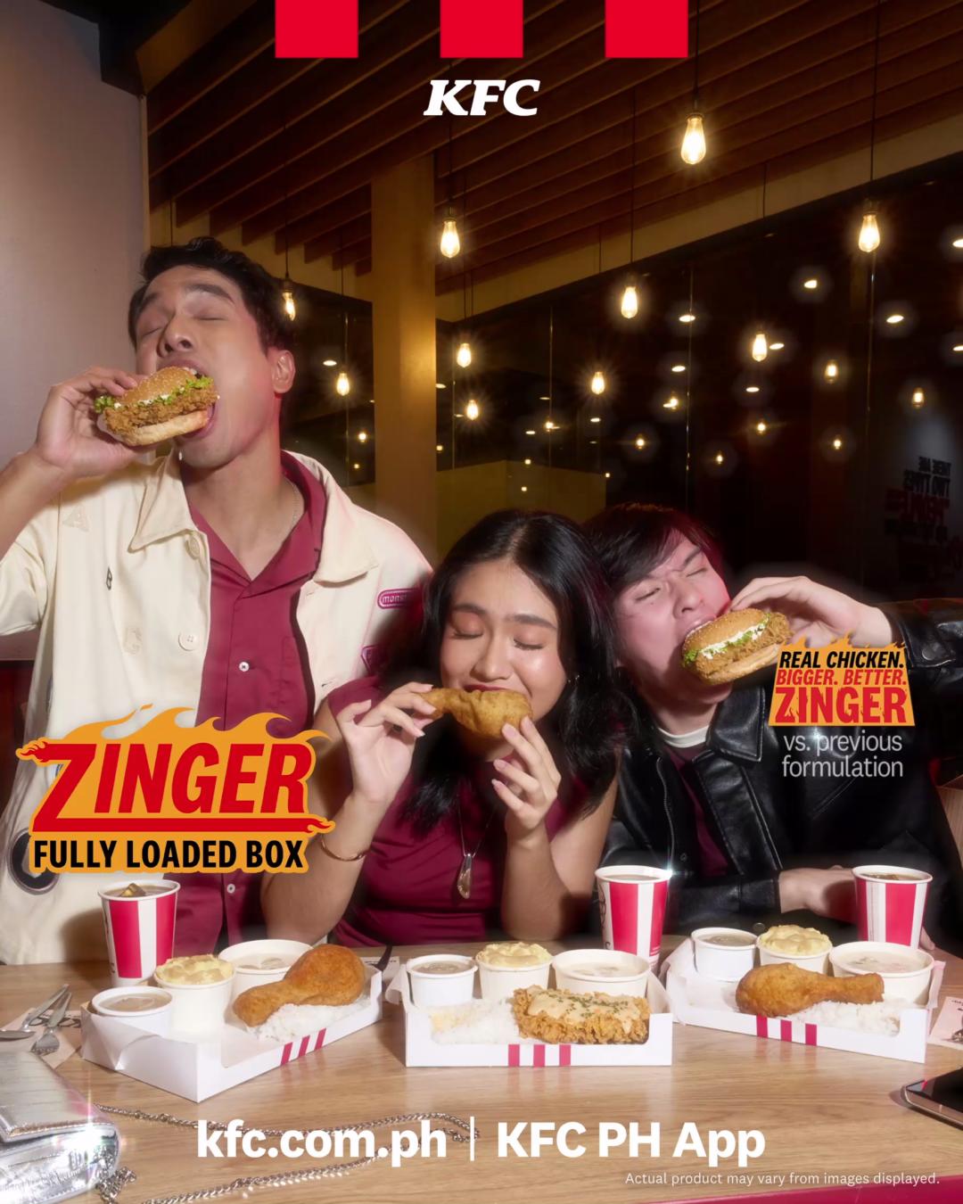 Tag someone who deserves to share a Zinger Fully Loaded Box with you.