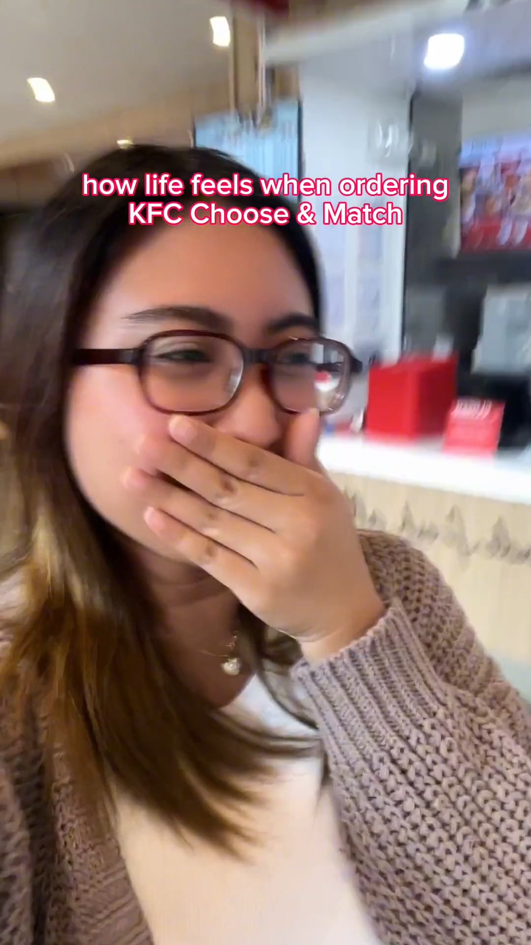 No thoughts, head empty when I get my choose match faves from KFC 