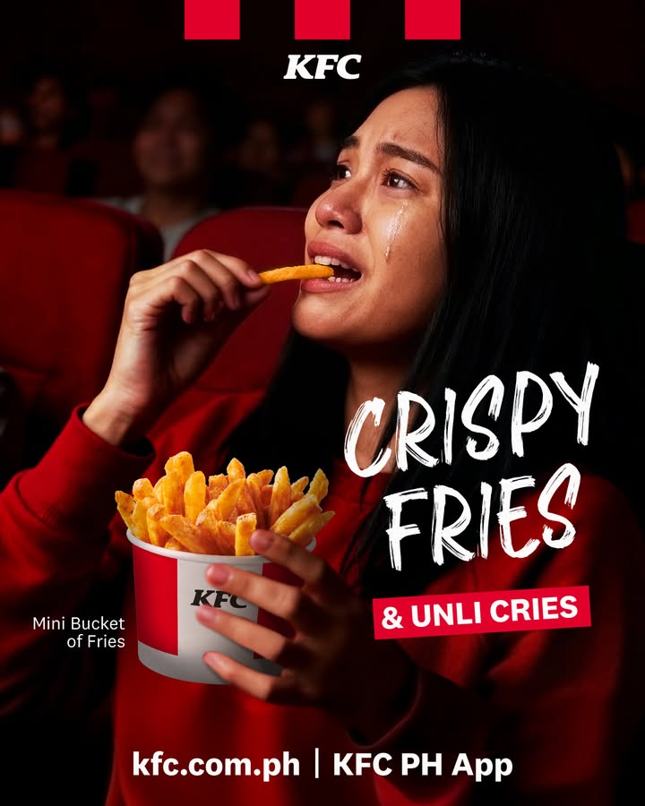 KFC Crispy Fries Check Tissue Check Were snacked and seated for juan karlos in Meet, Greet, Bye 