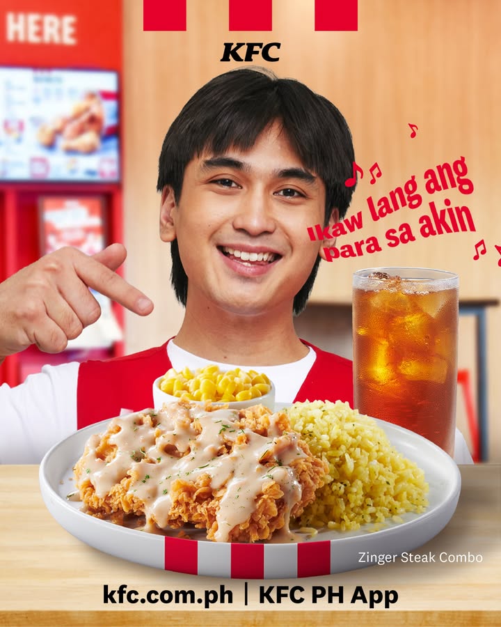 Sa araw araw, tanging Ala King Zinger Steak ang palaging hinahangad ni Adie What song by Adie do you think best desc...
