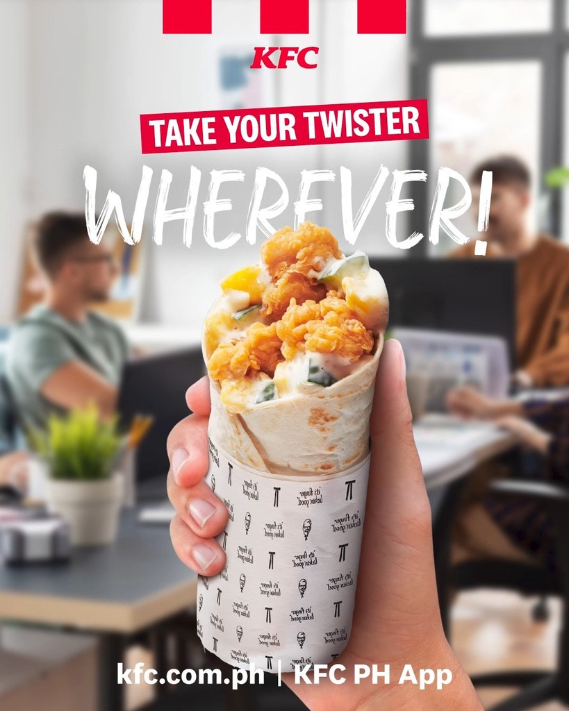 Who said I cant get KFC on the go GustoKoLang i fulfill Cali Maki Twister cravings ko wherever, whenever Where d...