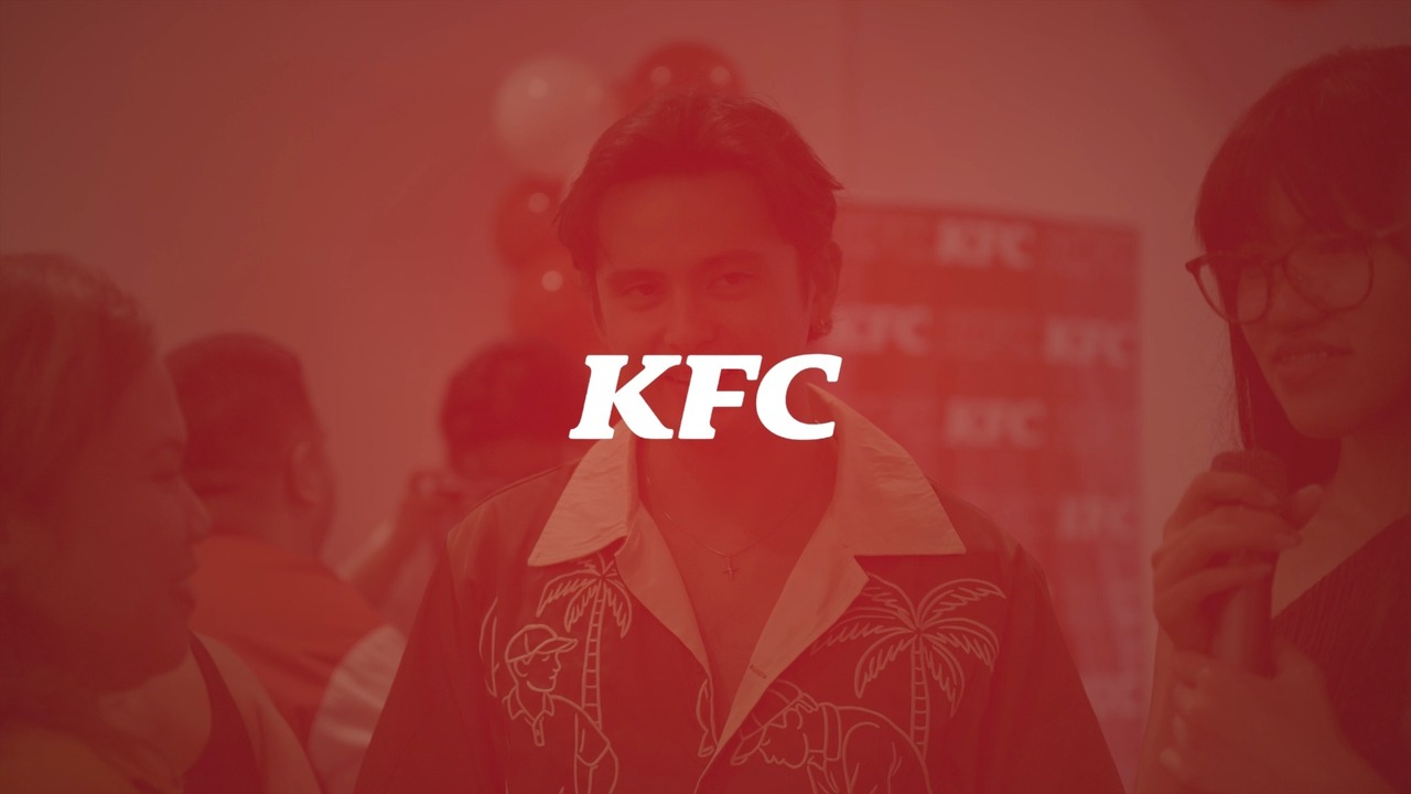 Games, surprises, and heartwarming messages served with finger lickin good food James Reid brought the fun to KF...