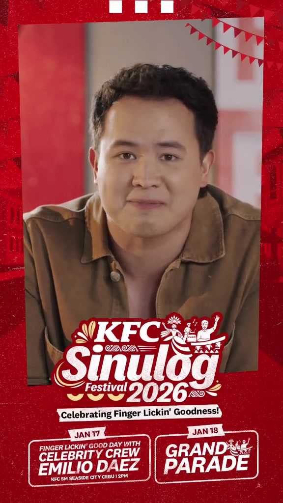 juan karlos himself is inviting you to Sinulog 2026 Join us for exciting KFC activities you wont want to miss ...