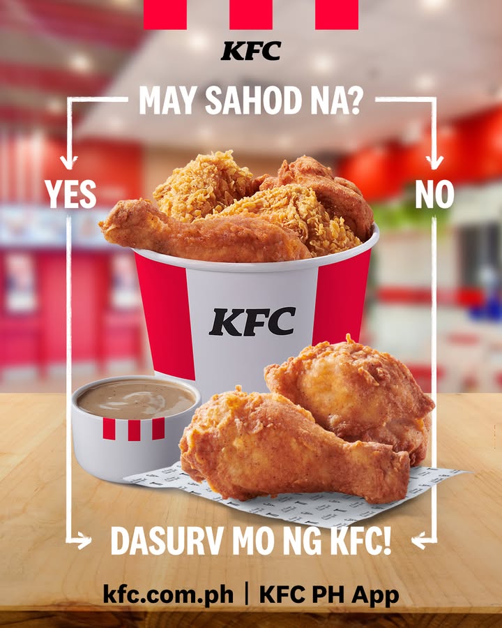 Sila May sahod na Me Wag na lang po pala 1 pc, make it a Bucket of 8 Gusto mo lang to order