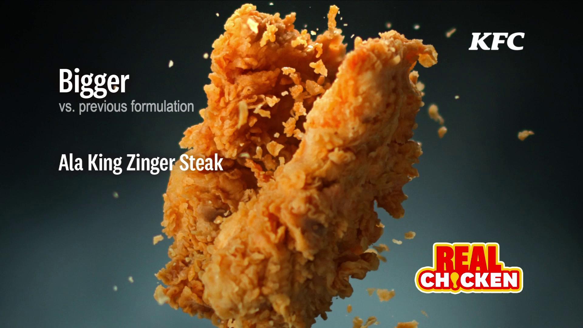 Go big with the bigger, thicker and meatier Ala King Zinger Steak Order now. ASC Ref No. G0250N012026K