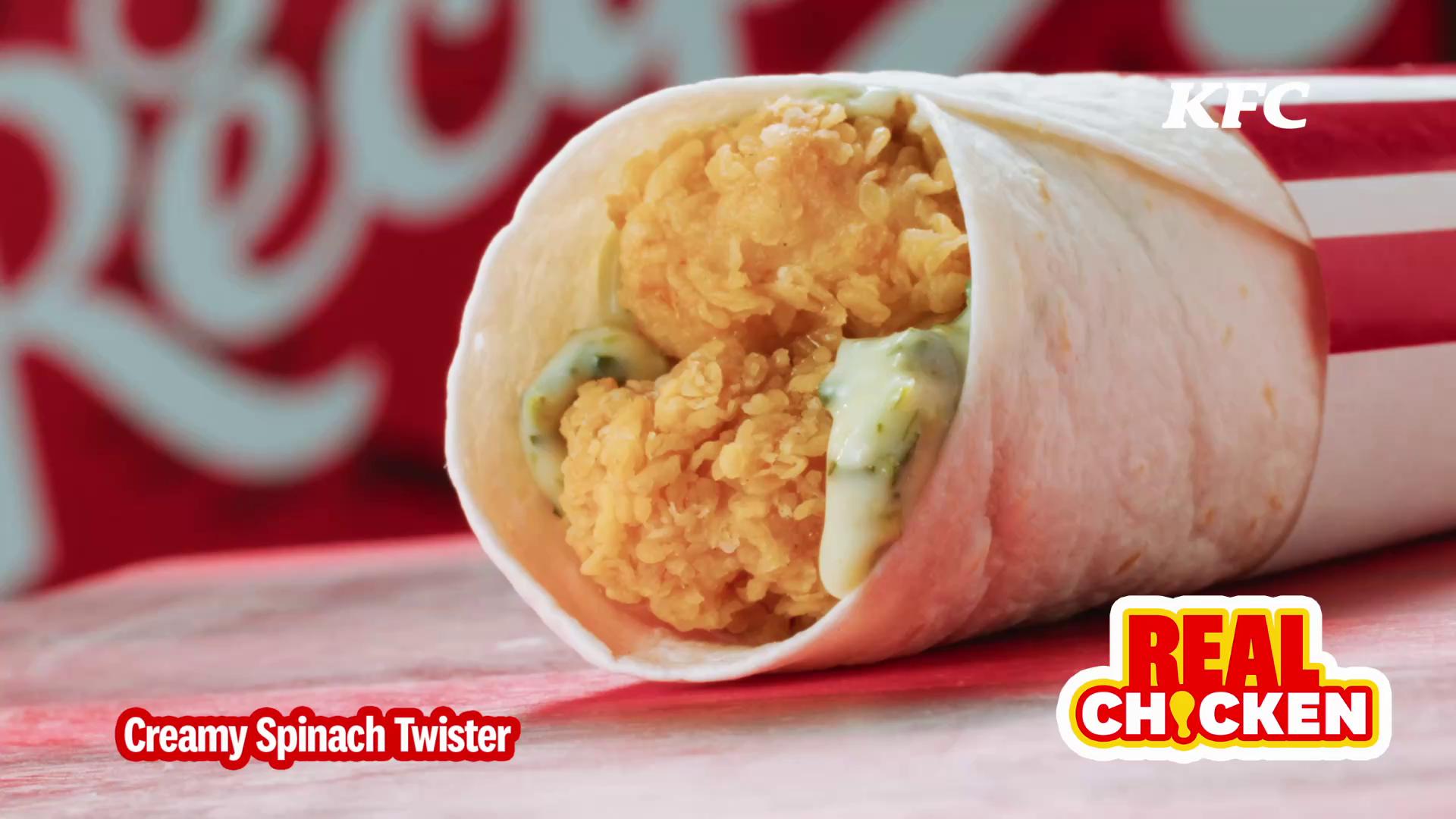 Fall in love again with real chicken thats creamy, savory, at nakaka Finger Lickin Good The KFC Creamy Spinach Fest is back...