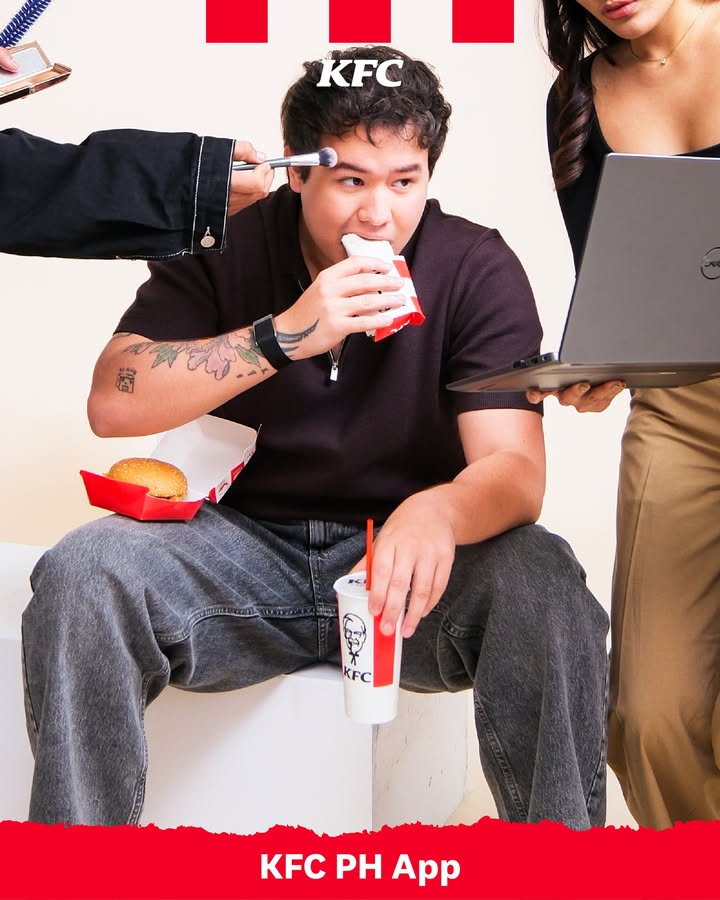 Kahit anong shoot pa yan, pause muna when juan karlos is kraving the new Creamy Spinach Fest 