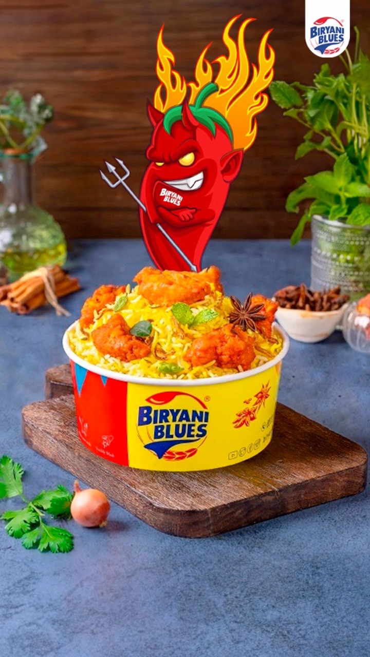 Zyada spicy chahiye ya perfect balance Hum sab sambhal lenge AI chhodo, asli taste Biryani Blues ke paas hai Even...