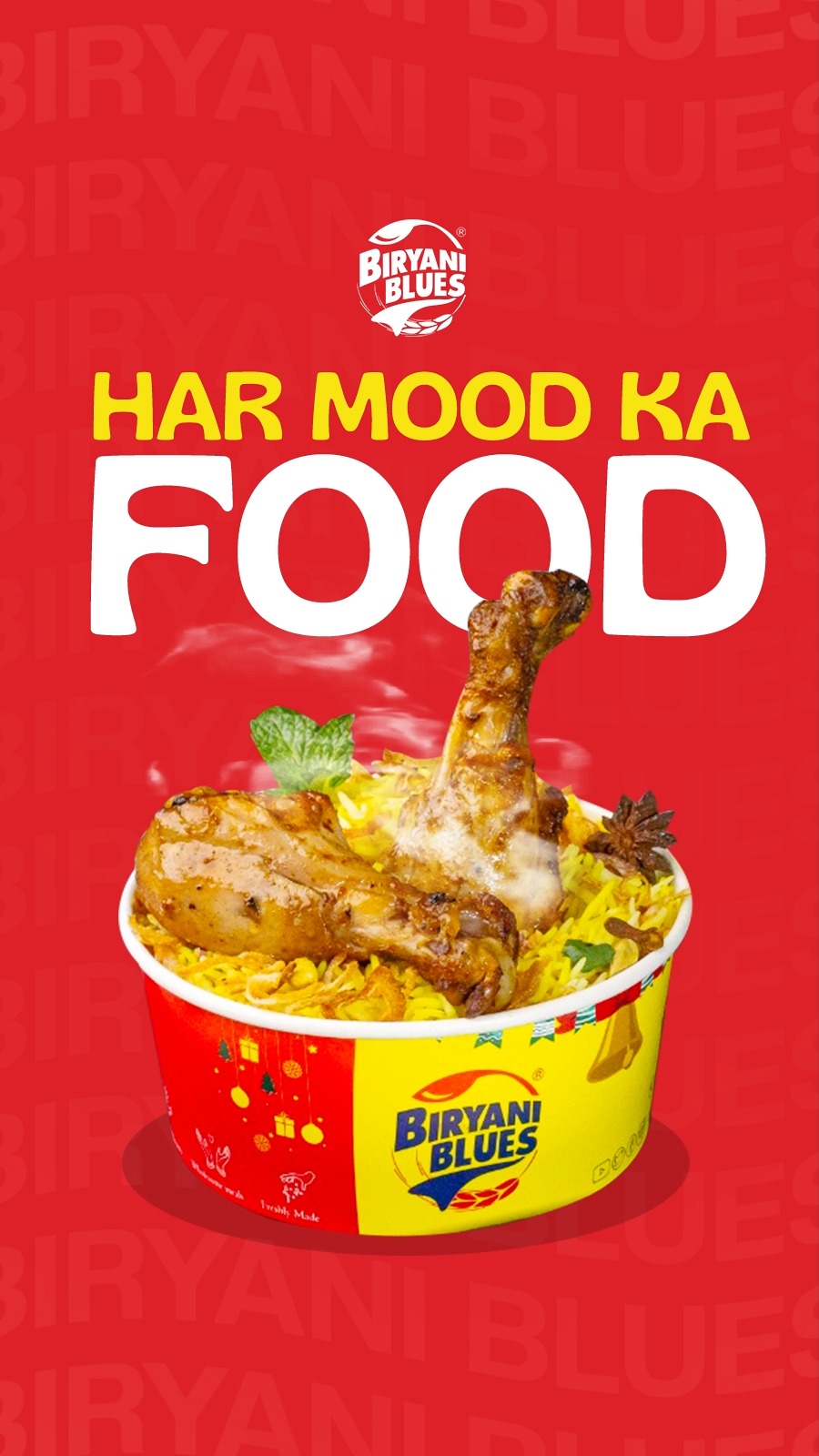 Ek hi cheez sab sambhaal sakti hai Ek handi biryani, extra raita ke saath biryani biryanilove biryanilovers bi...