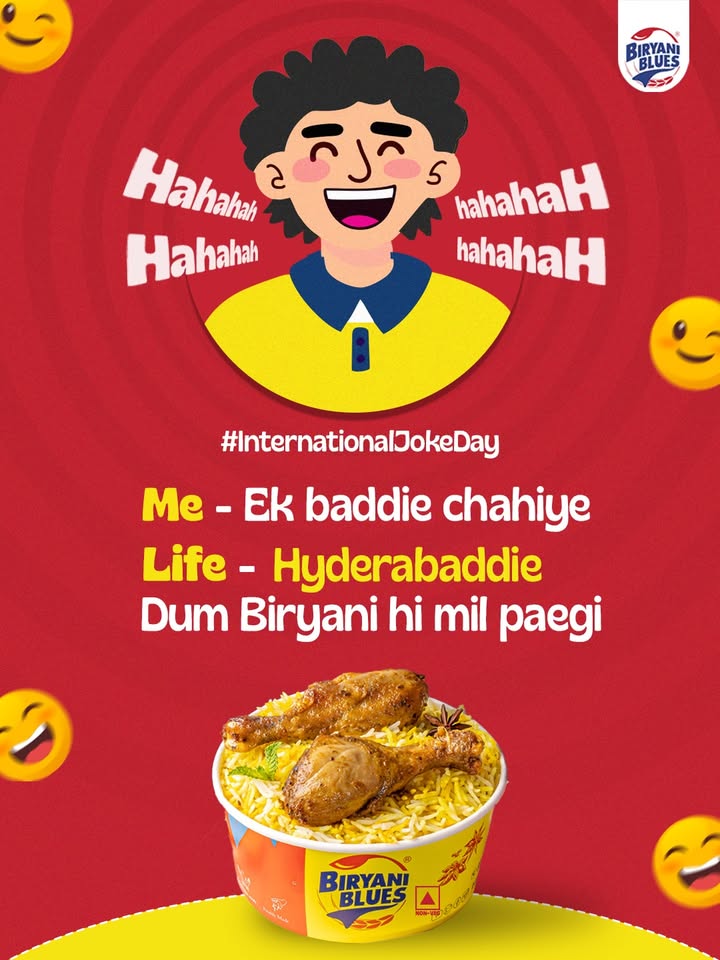 Bhook lagi hai Our Biryanis always rice to the occassion Bhook lagi hai Our Biryanis always rice to the occassion
