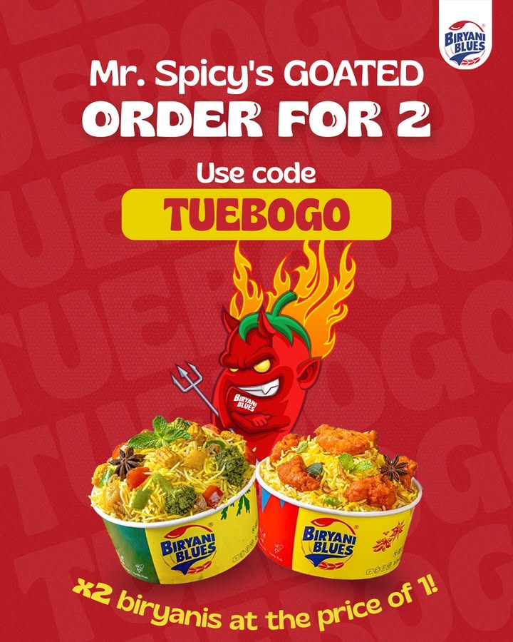 Order karo jaldi se from Biryani Blues mobile TUEBOGO Offers biryani biryanilove biryanilovers biryanibliss foreverlove FoodCravings BiryaniAddict MadOverBiryani OnlyOnTuesdays TUEBOGO, Biryani Blues, Offers, Food cravings, Biryani Love... Order karo jaldi se from Biryani Blues mobile TUEBOGO Offers biryani biryanilove biryanilovers biryanibliss fore...