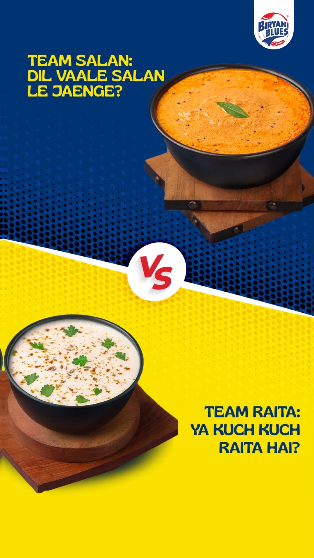 Team Raita ya Team Salan Batao with Bollywood titles