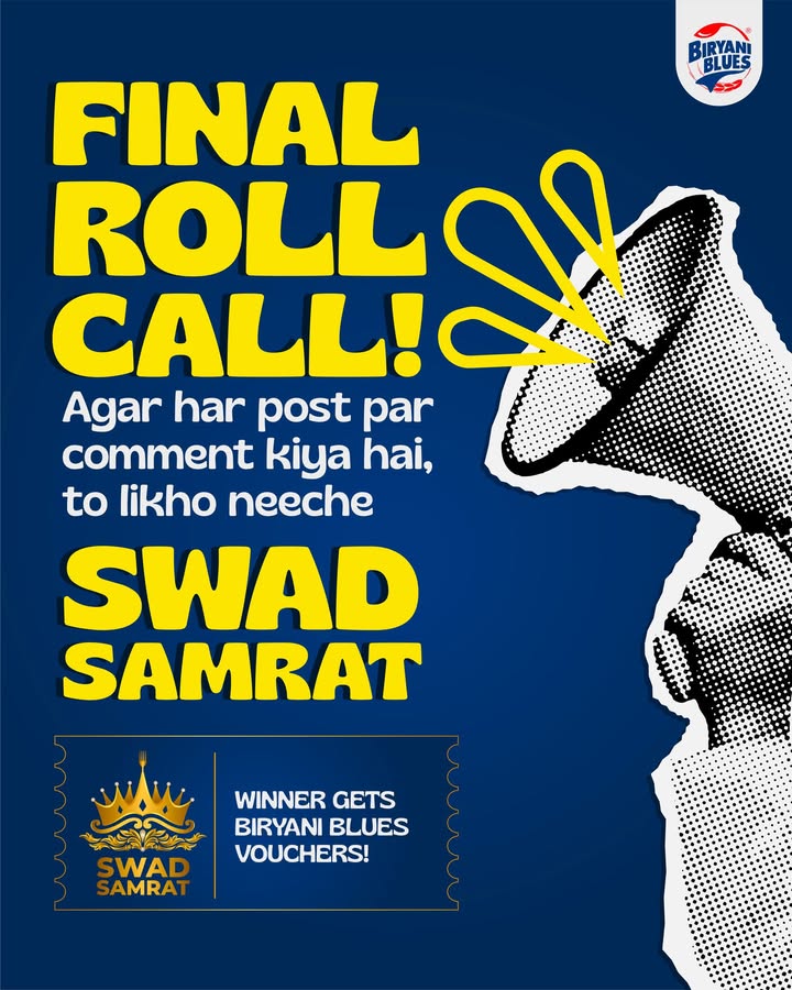 Participated in every post Drop SWAD SAMRAT in the comments