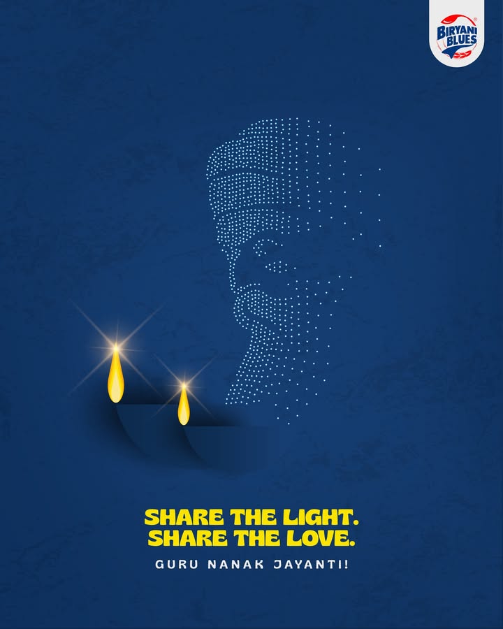 Happy Guru Nanak Jayanti Good food bhi ek blessing hai. . . 