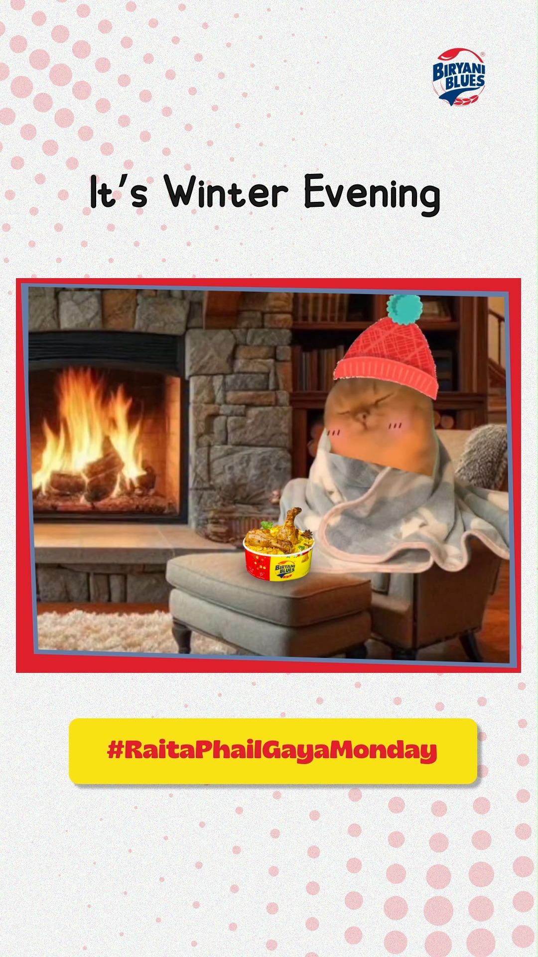 Winter Mondays hit different with hot Biryani Blues. Order now https tr.ee uTRibAVN5K . . 