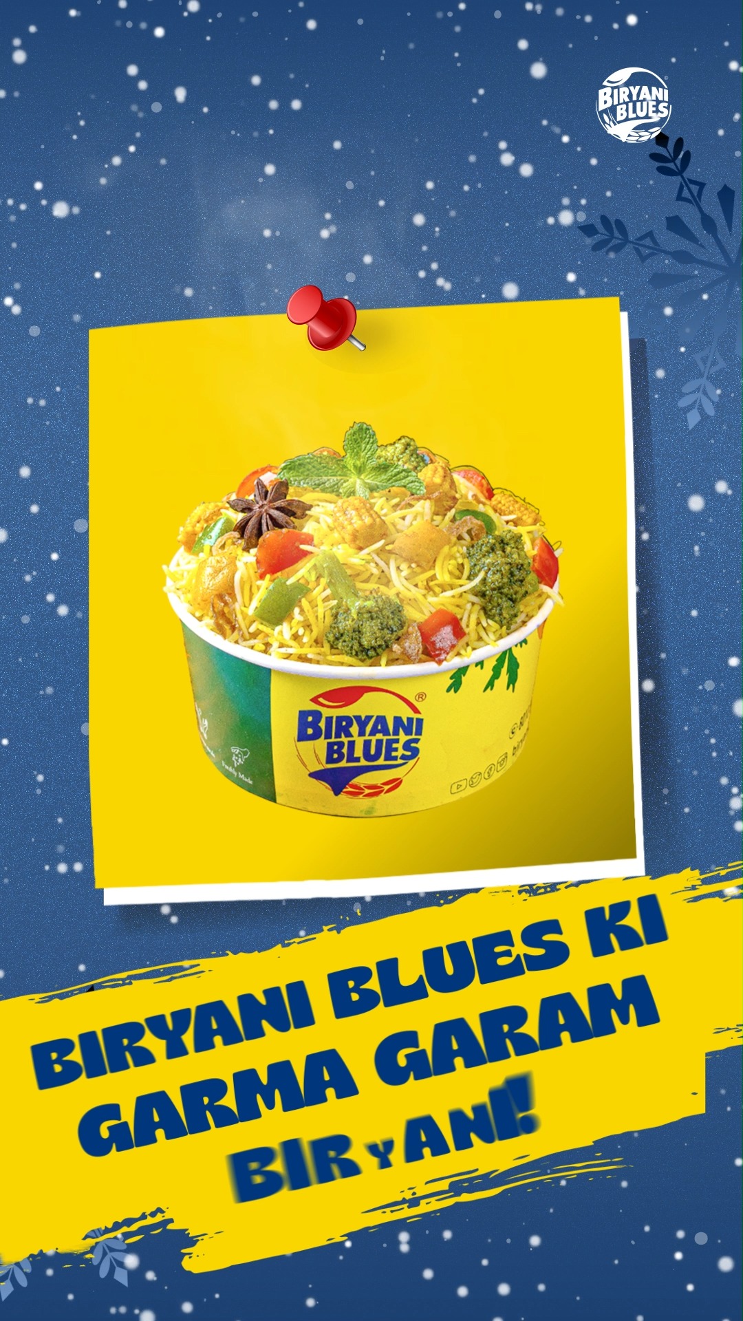 December ke goals simple hain. Haath warm, paer warm, scarf tight aur pet mein garma garam biryani. . . 