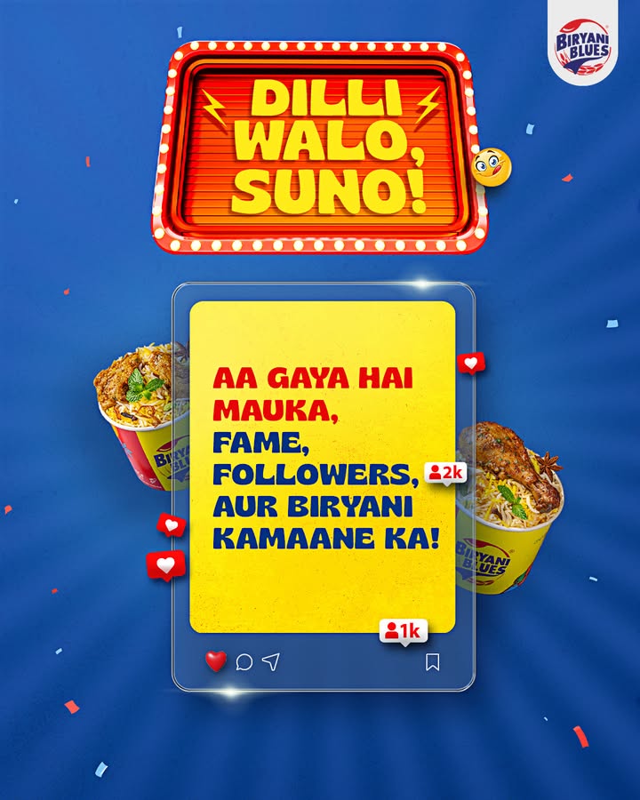 Feed pe chamakna hai Bas Biryani Blues ko tag karo, baaki hum sambhaal lenge. . . 