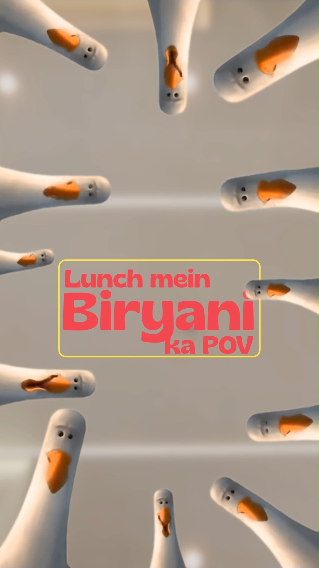 POV Office mein biryani. Lunch breaks turn into MINE. MINE. MINE. . . 