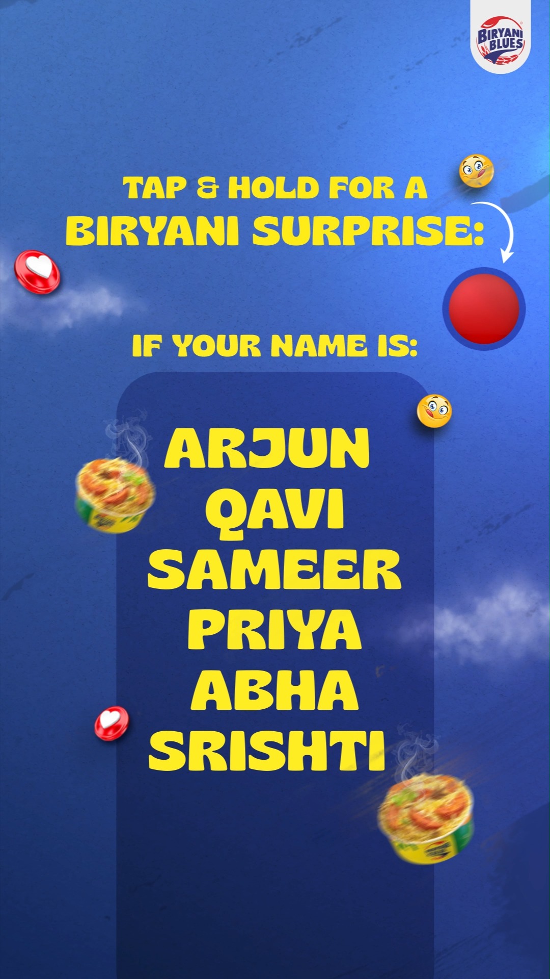 Kya aapka naam list mein hai 3 lucky winners will get a FREE biryani To karo comment, what are you waiting for . . 