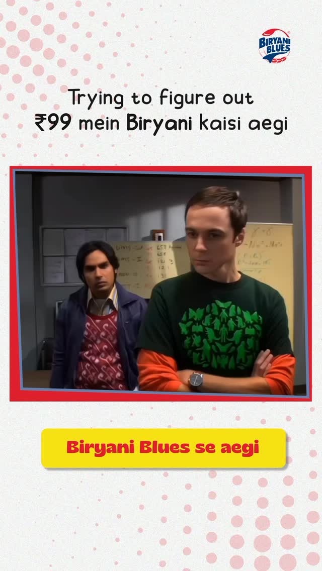 Doston ka group chat at month end Bro, kaise afford karein biryani Me Chalo Biryani Blues MondayMeme BiryaniAt99 ...