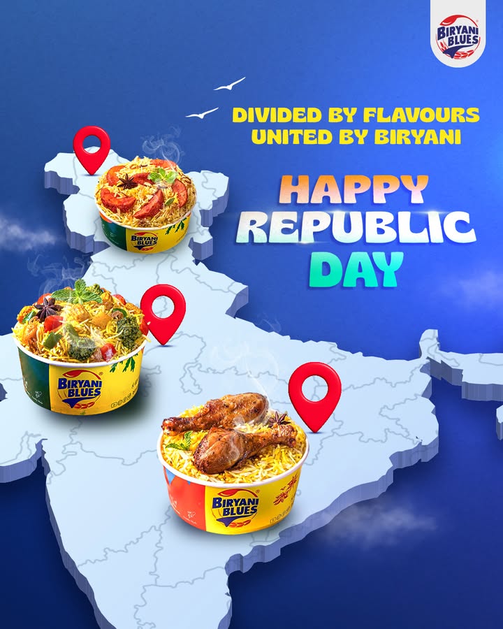 Flavours alag ho sakte hain. Pyaar ek hi hai Biryani . . 