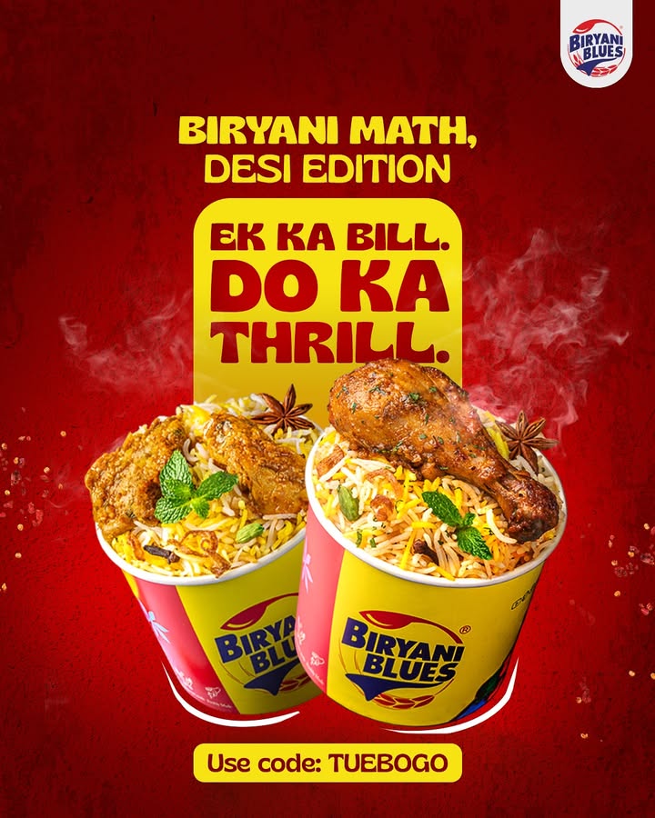 Calculation mat karo, sirf order karo Buy 1, Get 1 FREE is the only math we like. . . . . 