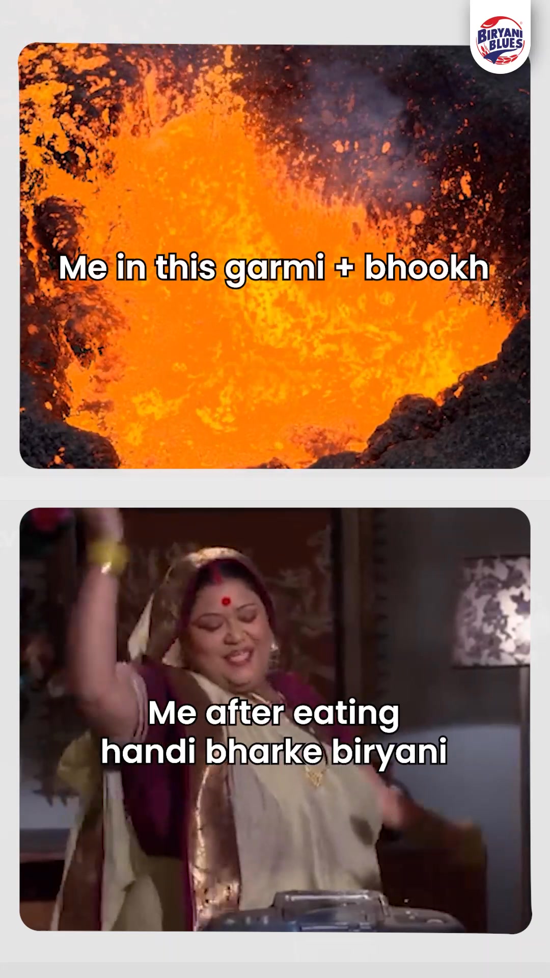 Nothing can beat chatpate gaane aur chatpati biryani ki jodi. . . 