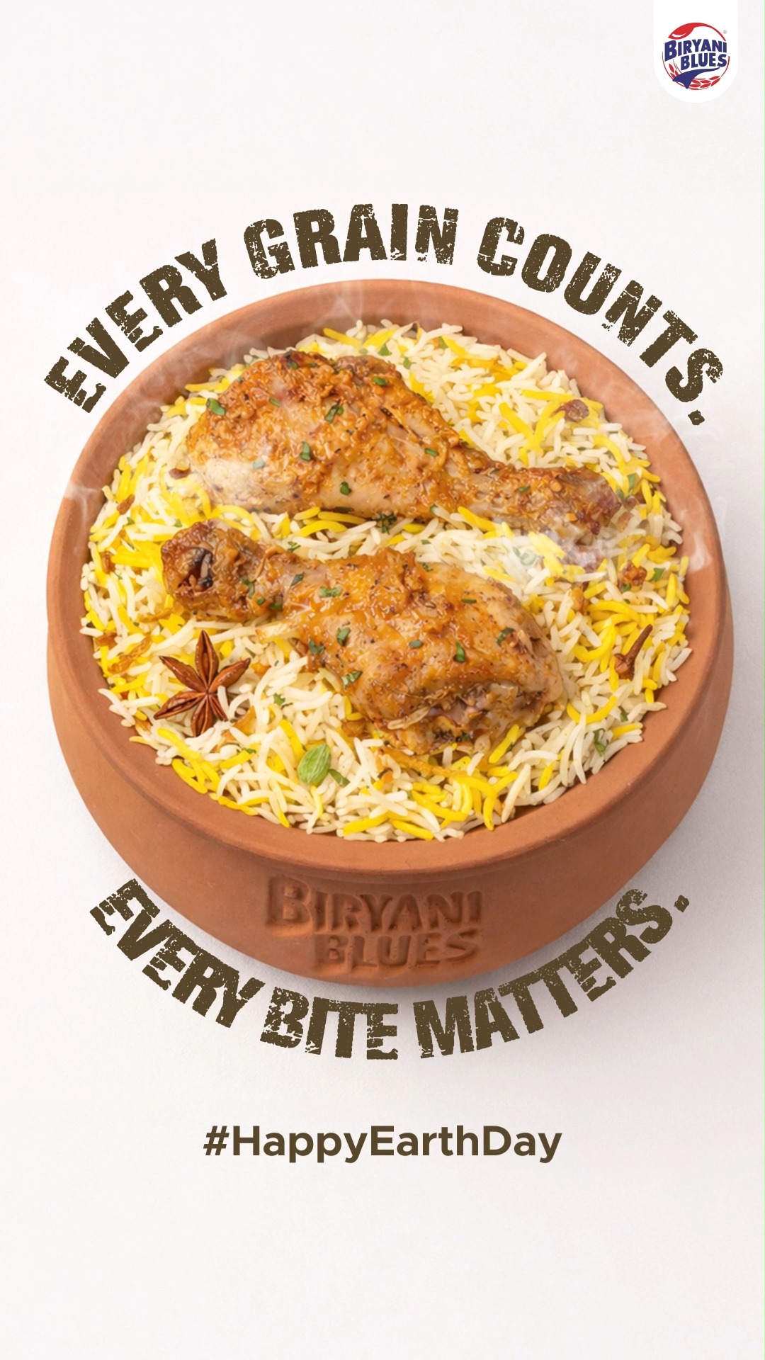 From one grain to a full handi served with care, savoured with love Happy Earth Day . . 