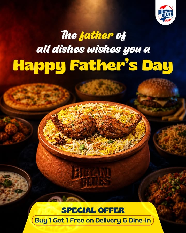 Some rule the plates. Some rule the house. This Fathers Day, bring him along or bring it home 