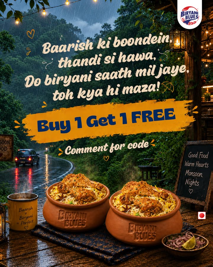 Weather forecast 100 biryani cravings