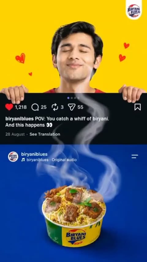 One whiff. Zero self control. Exactly how our biryani should be