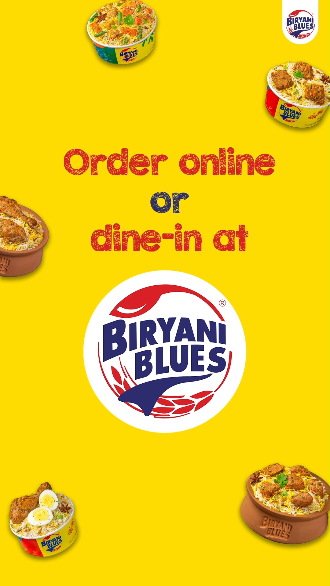 Dil ki suno. Woh kabhi galat jagah nahi le jaata. Especially when the destination is Biryani Blues. . . 
