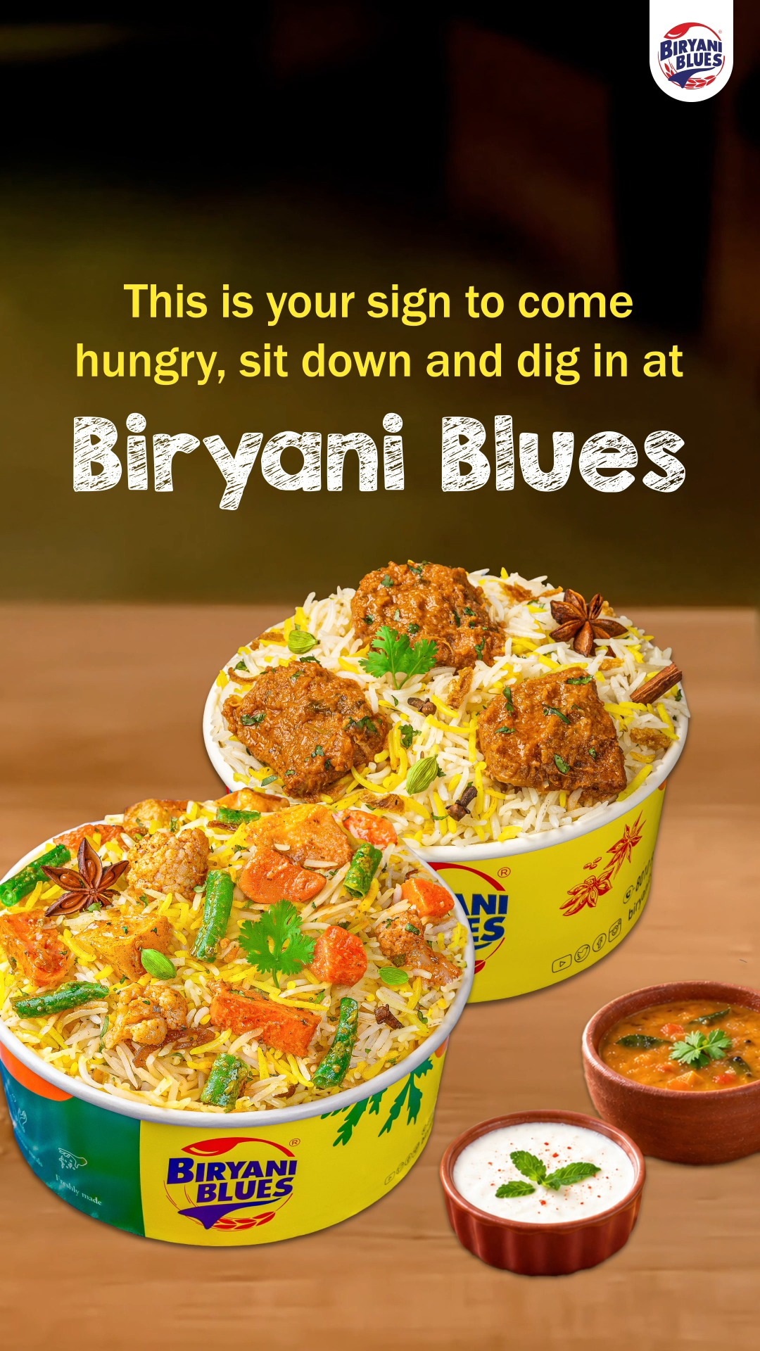Aaj phone nahi, khaane pe dhyaan hai. Kyunki Biryani Blues mein aake, dhyaan bhatakna toh banta hai. . . 