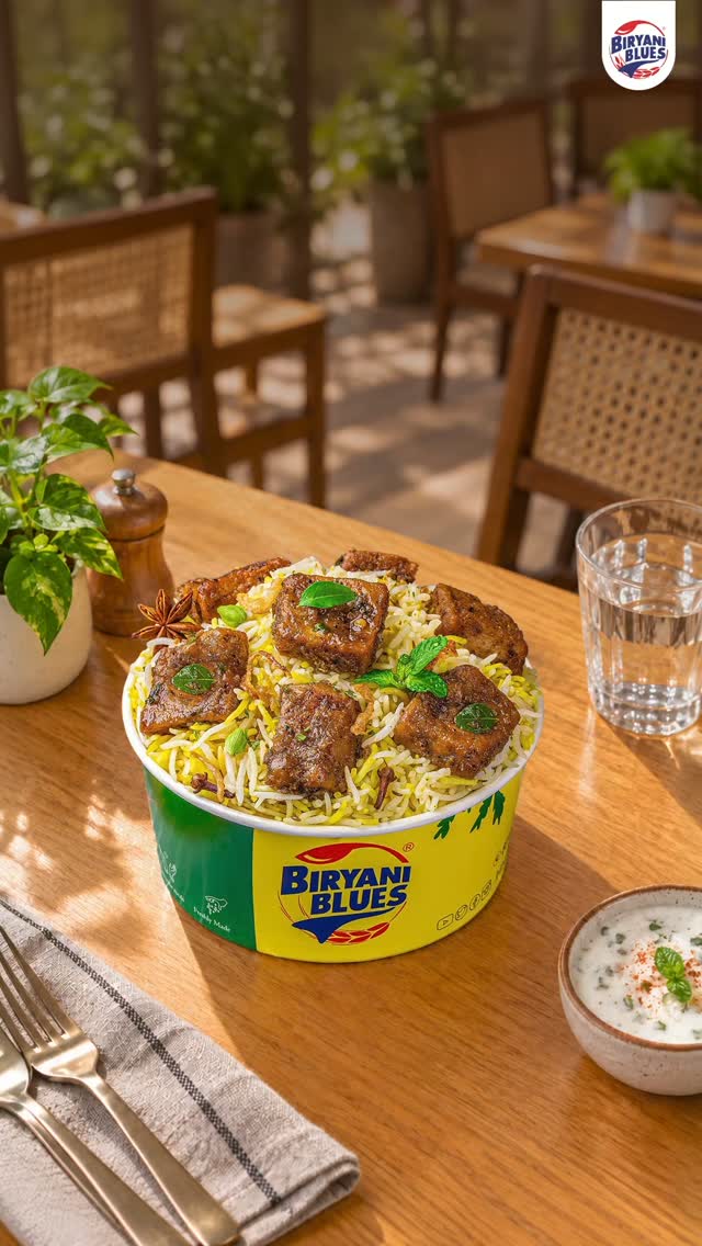 Blinking is allowed. Missing out on biryani isnt. Walk in, dig in, and enjoy your biryani fix