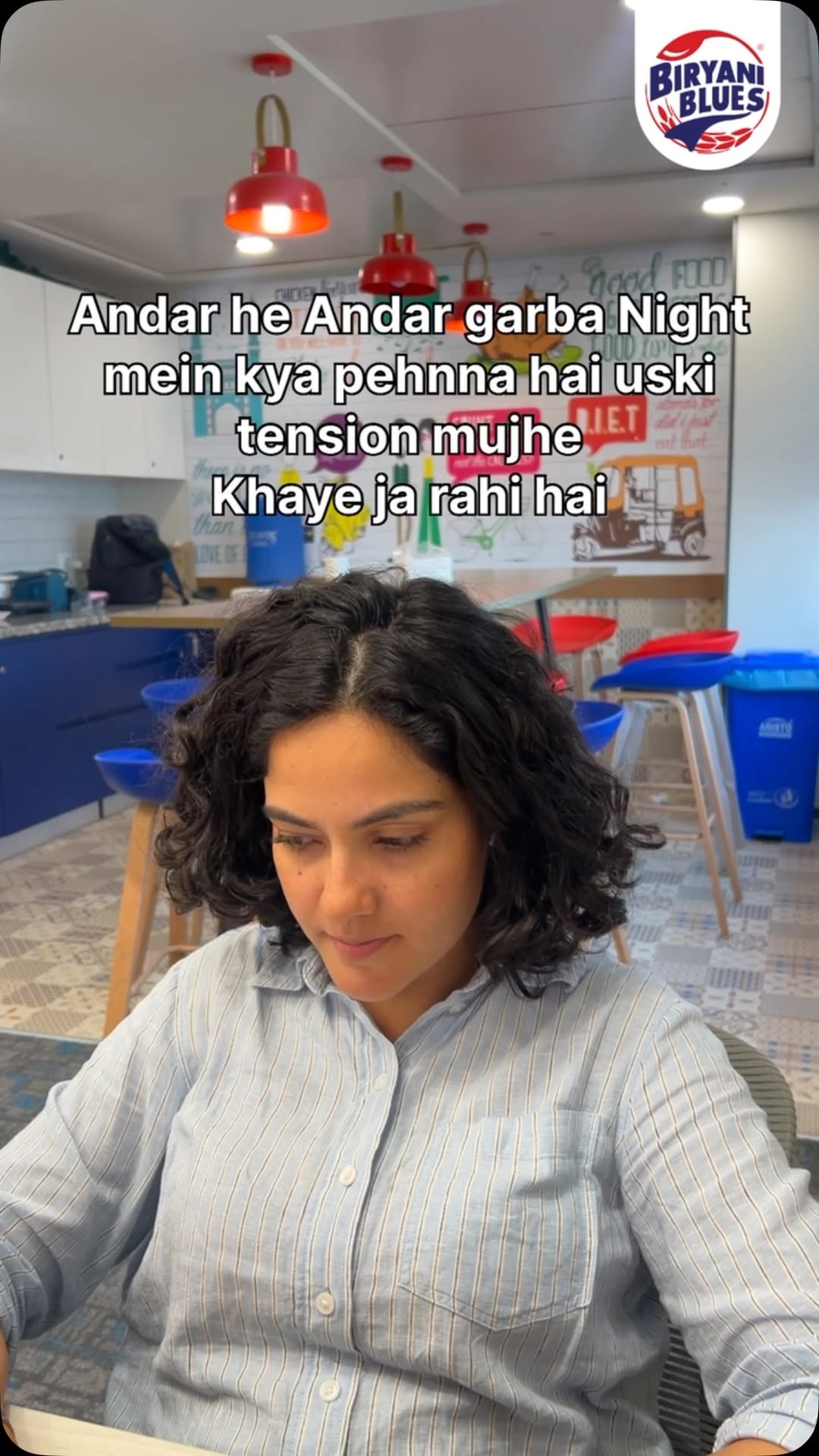 No ones gonna know . . biryaniblues navratri humor corporate garbanight