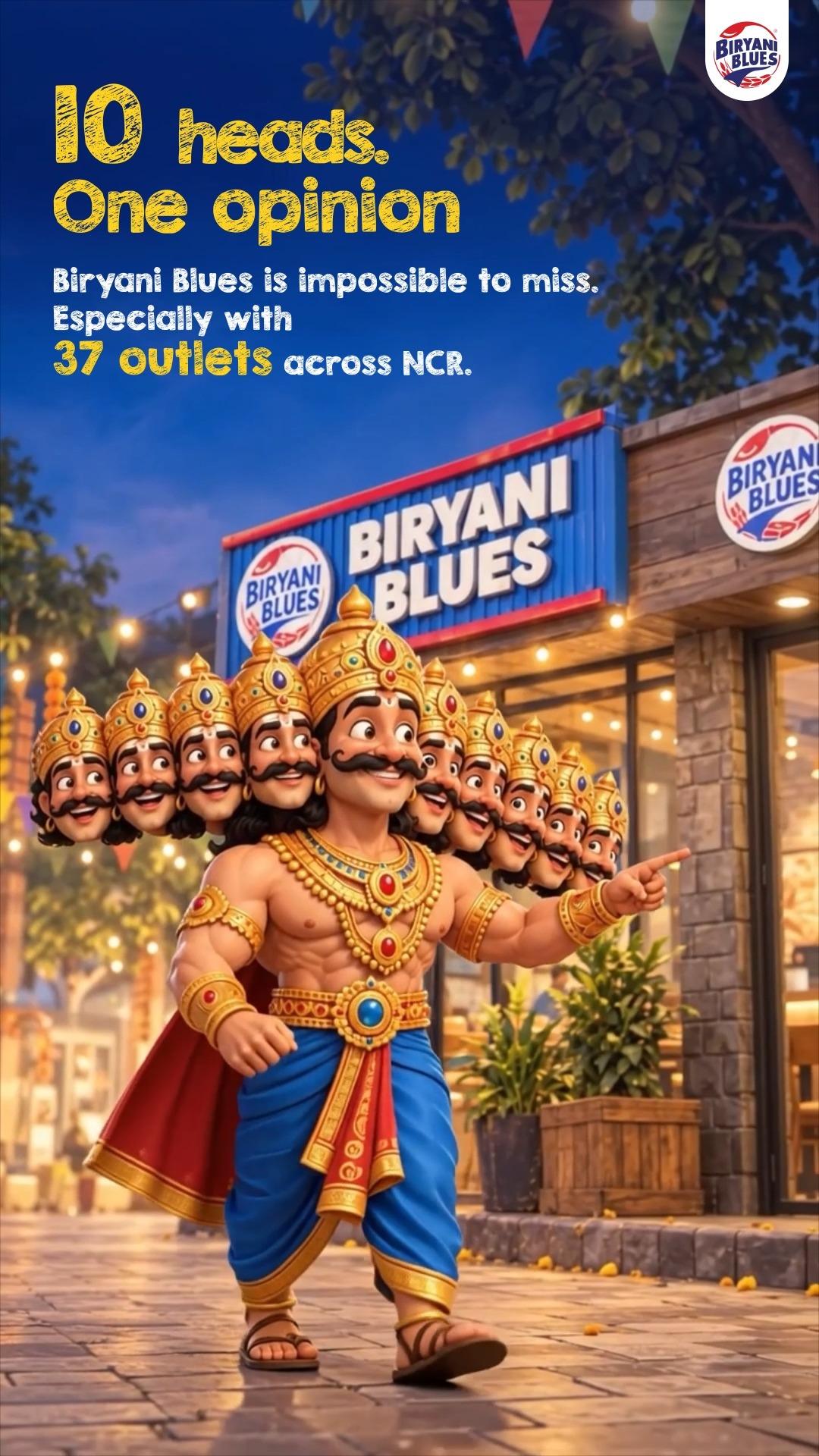 Iss Dussehra, har buri cheez ka ant ho. Bas biryani cravings ka nahi