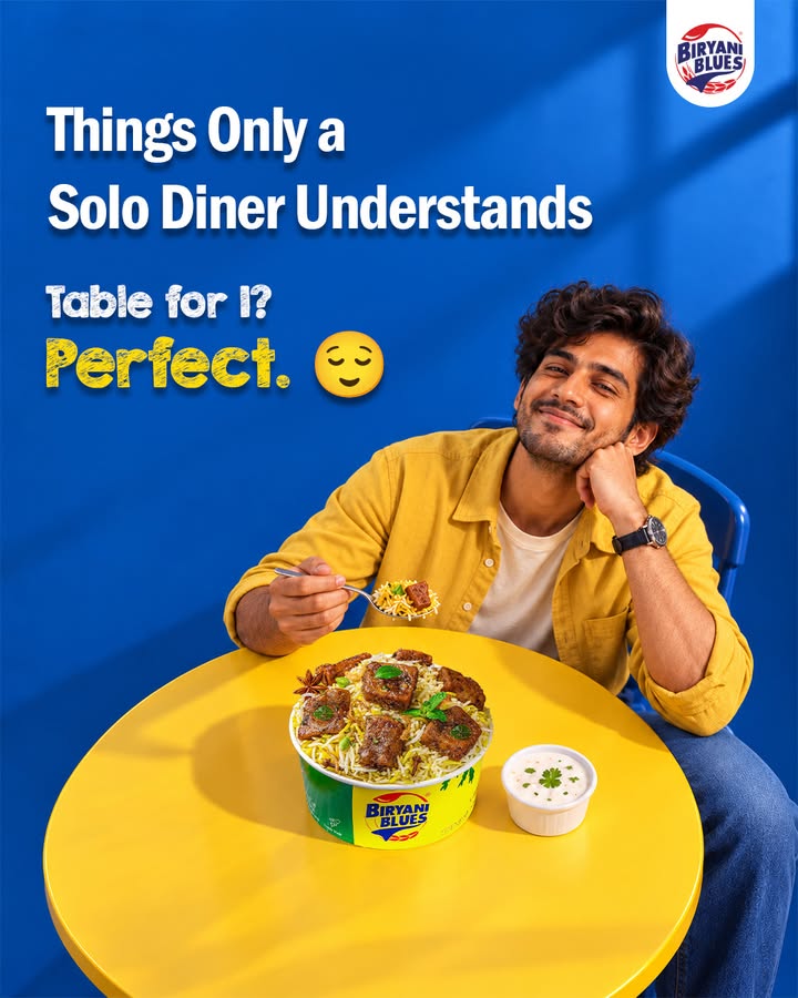 No sharing, no just one bite, no compromises. Solo dining, the way it should be