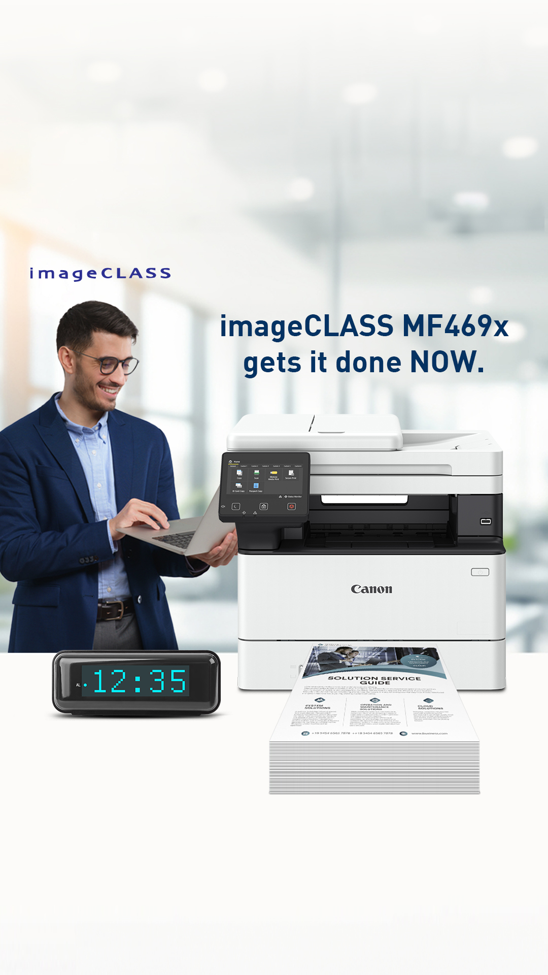 imageCLASS MF469x Printing the speed as per your task lists