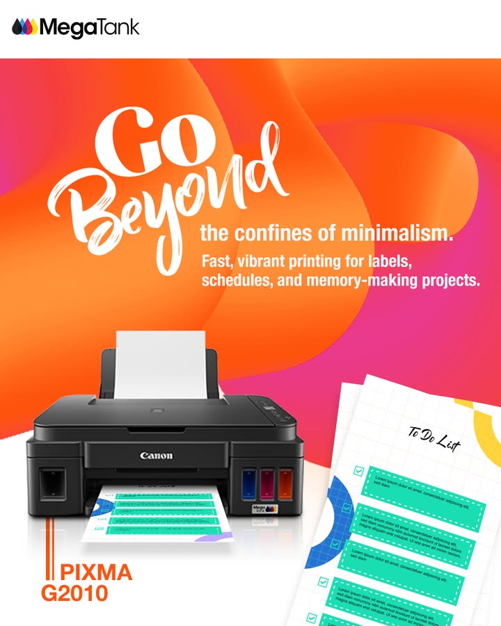 Minimal isnt always memorable. GoBeyond the basics with bold, vibrant prints that meet every creative need. CanonMegaTankPrinters InkTankPrinters Printer CanonIndia CANwithCanon DelightingYouAlways CanonPIXMAPrinters Minimal isnt always memorable. GoBeyond the basics with bold, vibrant prints that meet every creative need