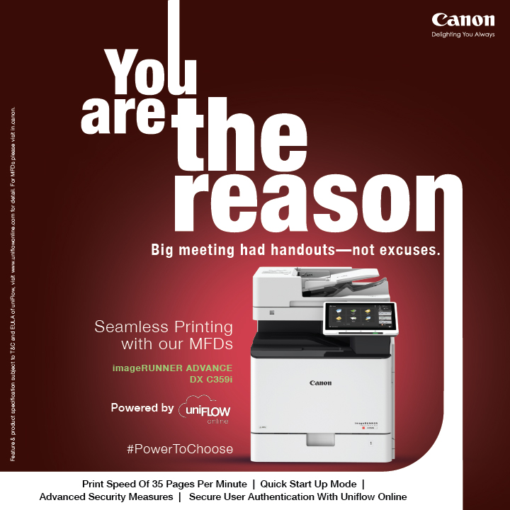 Big meeting coming up No worries Big meetings require big solutions and Canons Colour Multifunctional Devices are here to deliver Big meeting coming up No worries Big meetings require big solutions and Canons Colour Multifunctional Devices are here to...