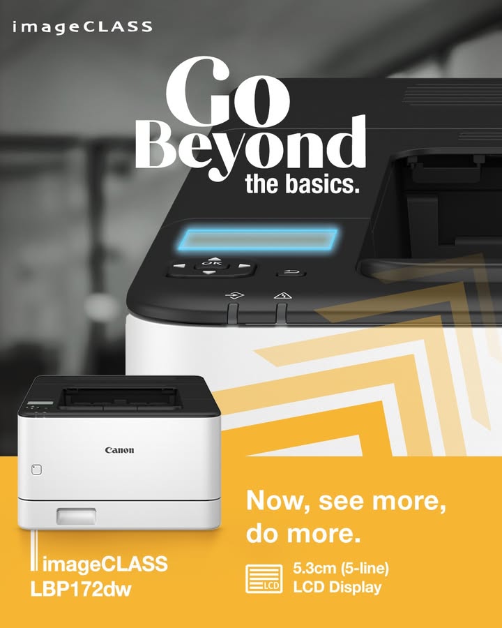 With its 5 line LCD Display, the imageCLASS LBP172dw gives you more control and clarity in every print job. GoBeyond CanonMegaTankPrinters InkTankPrinters Printer CanonIndia CANwithCanon DelightingYouAlways CanonimageCLASSPrinters With its 5 line LCD Display, the imageCLASS LBP172dw gives you more control and clarity in every print job