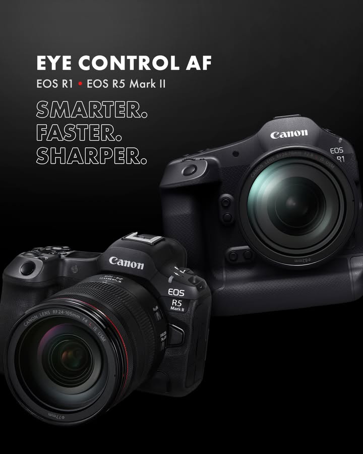 With Eye Control AF now on the EOS R1 and EOS R5 Mark II, you re not just capturing action you re staying ahead of it. Larger eye detection area 2 faster tracking Seamless, precise, zero lag focus Smarter. Faster. Sharper. . With Eye Control AF now on the EOS R1 and EOS R5 Mark II, you re not just capturing action you re staying ahead of it