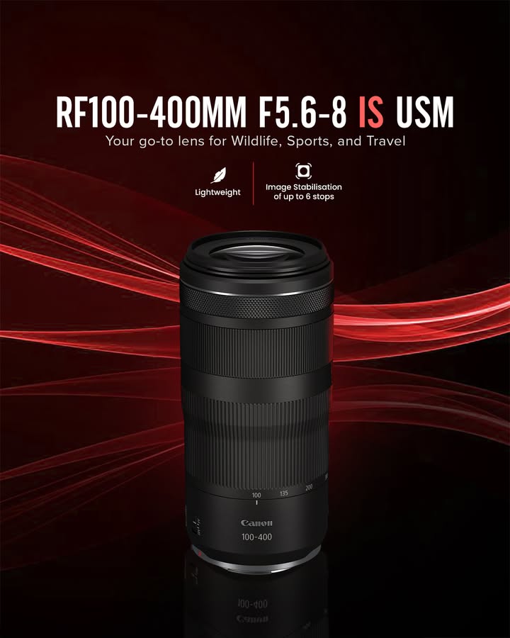 From distant horizons to fast paced action the RF100 400mm F5