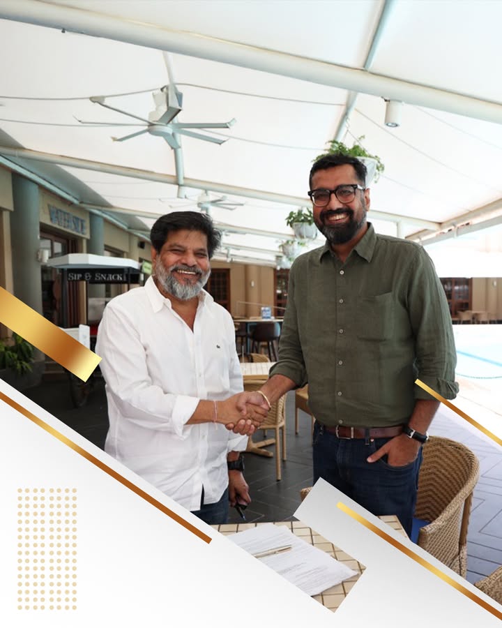 A moment that marks the beginning of a powerful collaboration with Mr
