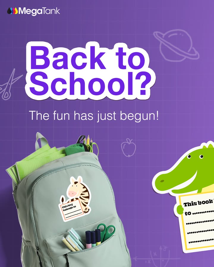 All set for school Dont forget your printouts labels, diagrams, and more, made easy with the PIXMA G2010