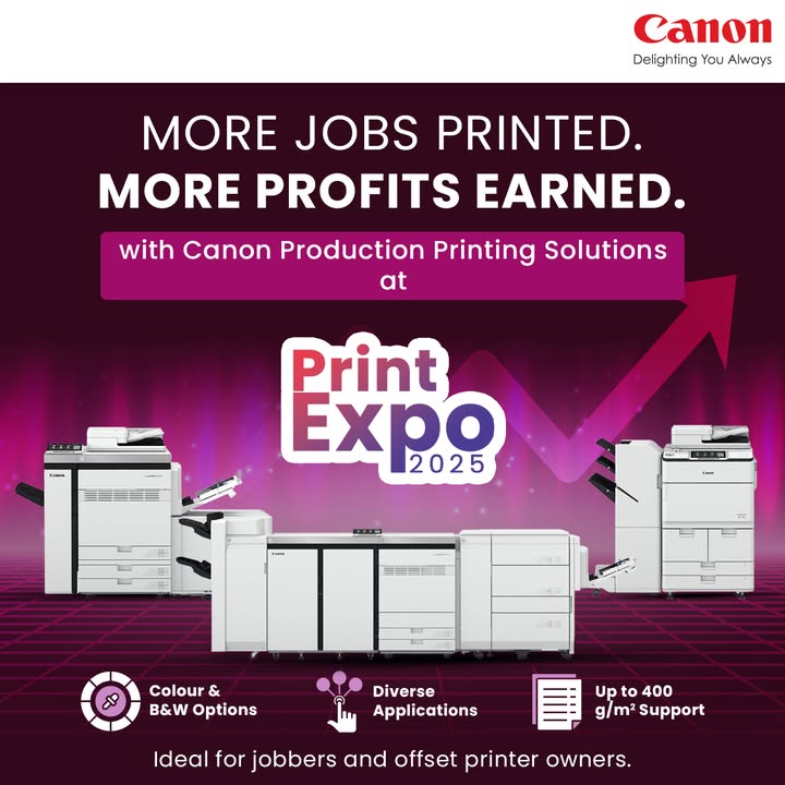 Unlock greater productivity with Canons production printing solutions, built for jobbers and offset printer owners who want ...