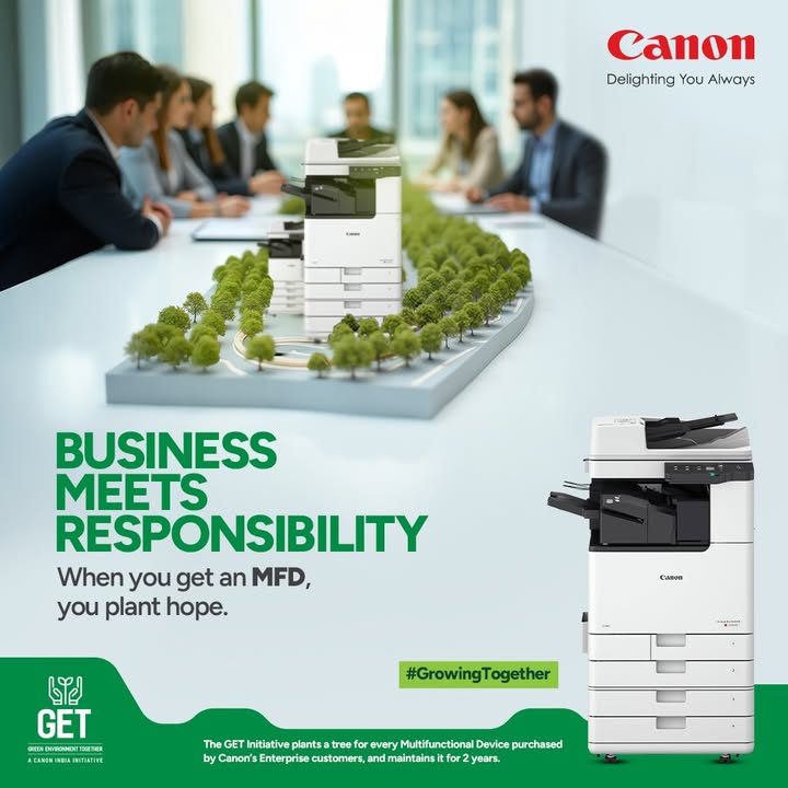  Business Means Responsibility Every Canon MFD purchased is more than just a machine it s a promise